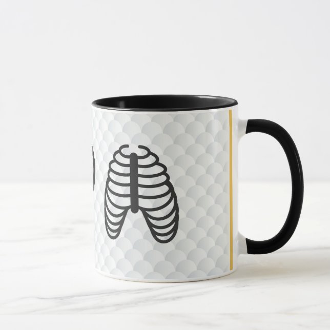 Caneca Mim ossos do reforço do coração (Direita)