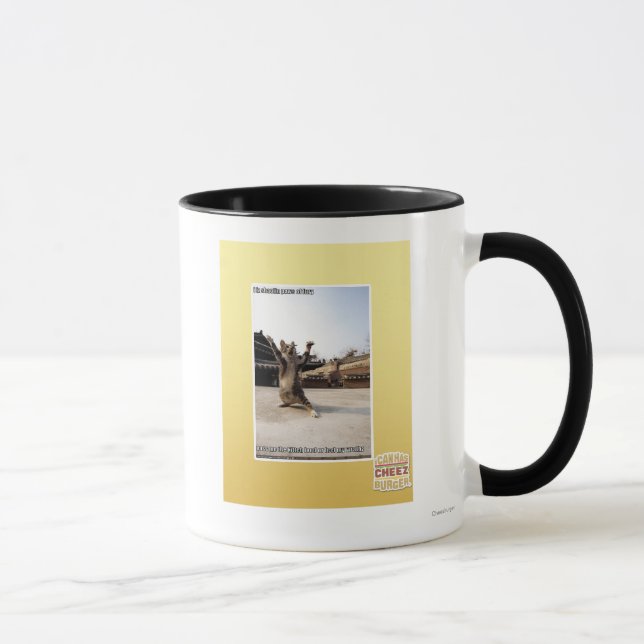Caneca Mim patas do shaolin do iz da fúria (Direita)