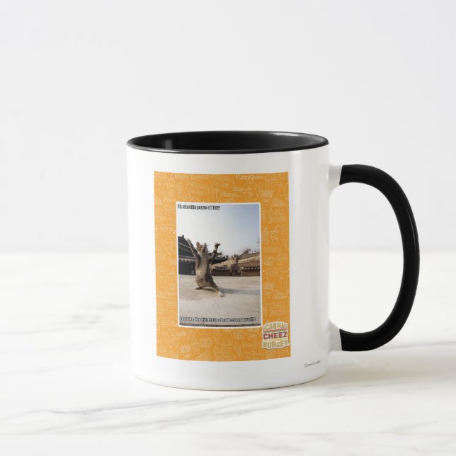 Caneca Mim patas do shaolin do iz da fúria (Direita)