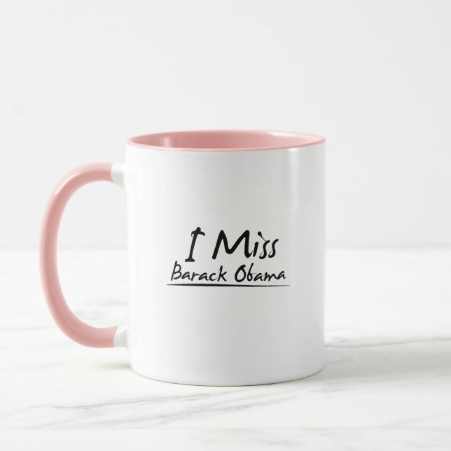 Caneca Mim senhorita Barack Obama (Esquerda)