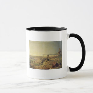 Caneca Minas de carvão e pedreira da argila em Montchani