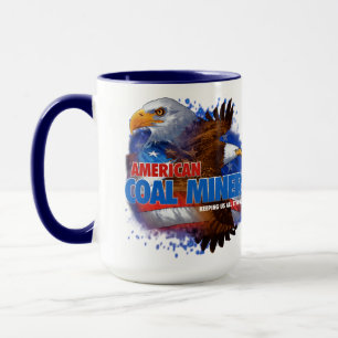 CANECA MINERADOR DE CARVÃO AMERICANO
