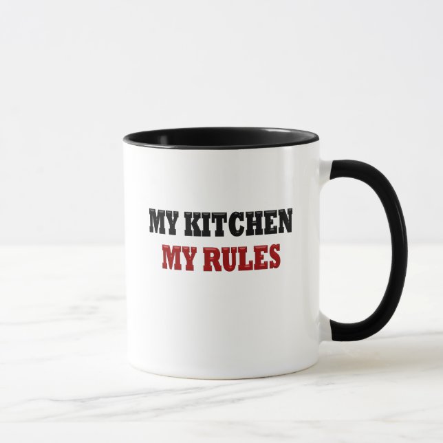 Caneca Minha cozinha Minhas regras (Direita)