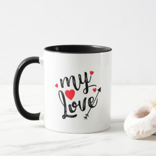 Caneca minha foto do costume do amor