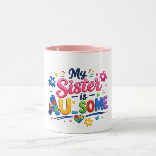 Caneca Minha Irmã É IN-CRÍVEL (Centro)