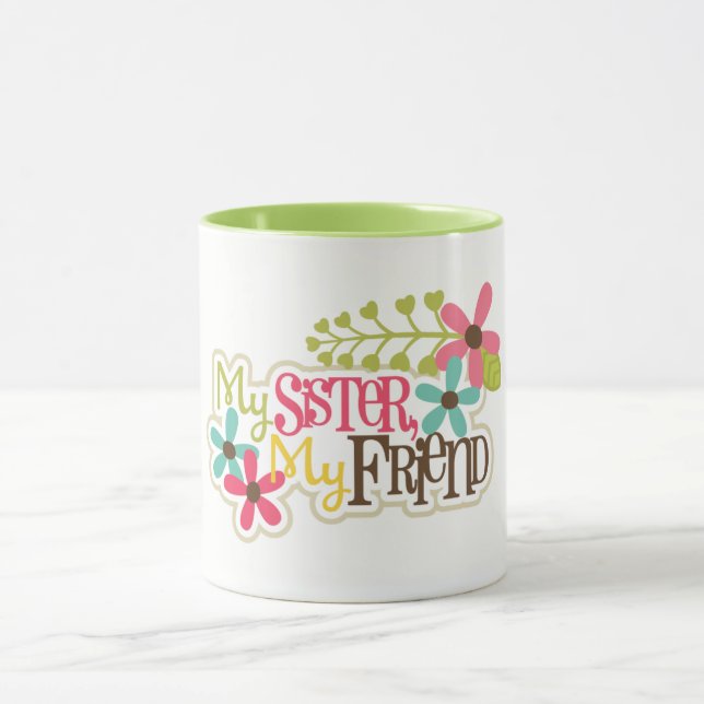 Caneca Minha Irmã Meu Amigo Combo Mug (Centro)