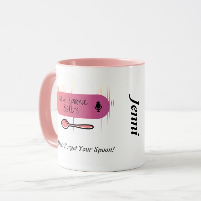 Caneca Minha Irmãs Spoonie Mug (Frente Esquerda)