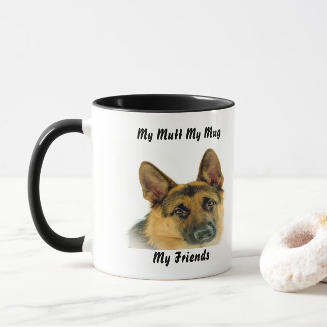 Caneca Minha Mugela É Minha Amiga. (Com Donut)