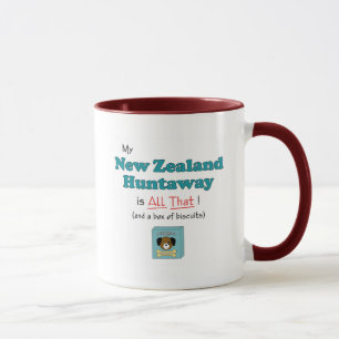 Caneca Minha Nova Zelândia Huntaway é toda a isso!