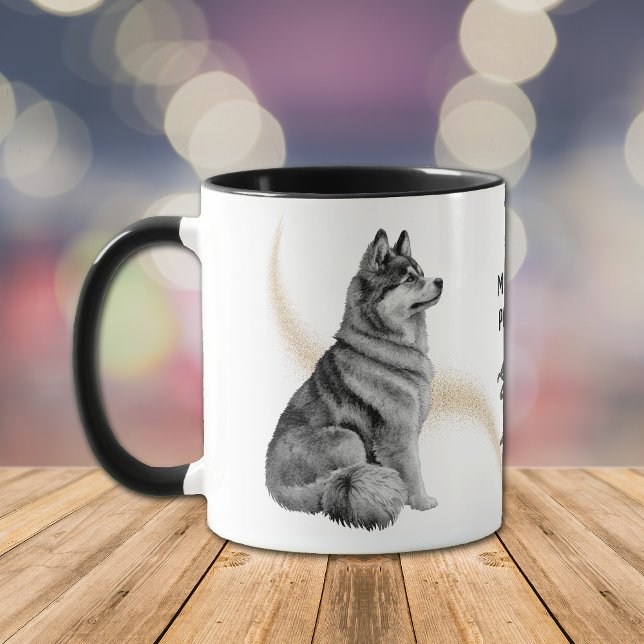Caneca Minha Pessoa Favorita é um Cachorro Siberiano (Criador carregado)