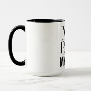 Caneca Minha Velocidade Minhas Regras Tipografia Motivaci
