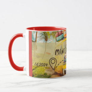 Caneca Mini linguista estudante de línguas editável