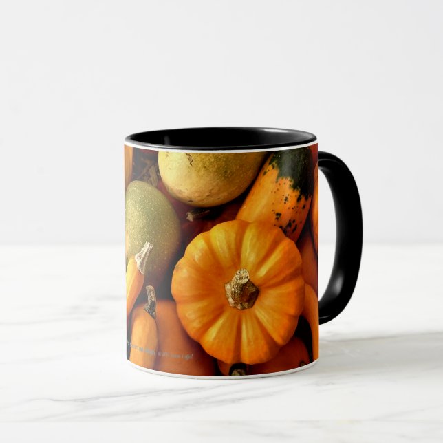 Caneca Mini Pumpkins E Gourds Foto 2 (Frente Esquerda)