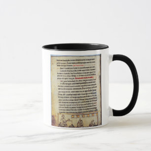 Caneca Miniatura inglesa, "Medica", ilustrando um apoth