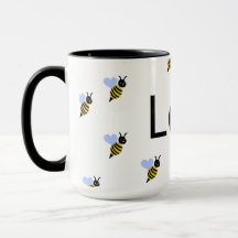 Caneca Minimalist Love & Bees – Presente Romântico