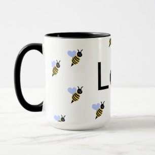 Caneca Minimalist Love & Bees – Presente Romântico
