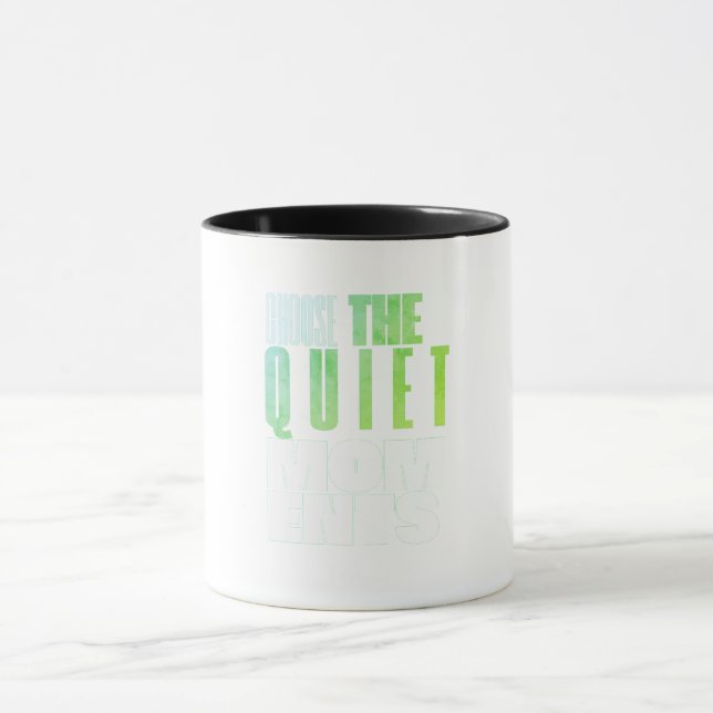 Caneca Minimalist Motivational Quote Mug — Modern Clean (Centro)
