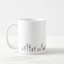 Caneca minimalista de Treescape