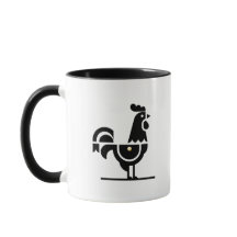 Caneca Minimalista Galo de Barcelos – Galo Portugu