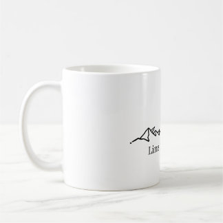 Caneca minimalista montanhas