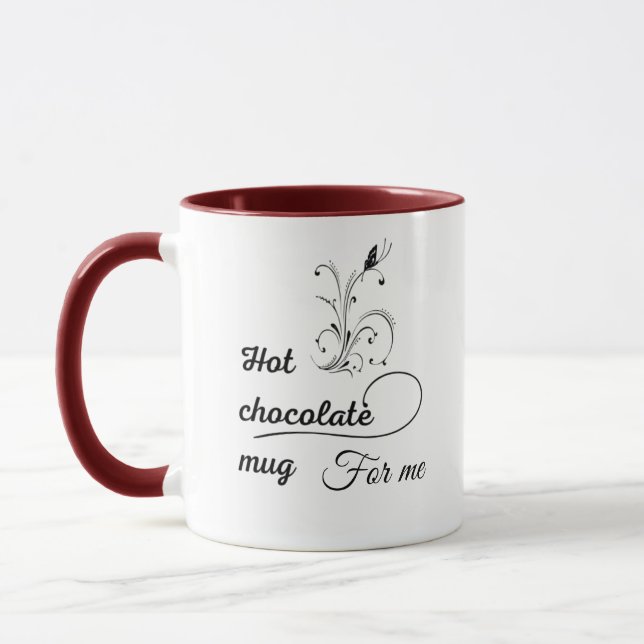 Caneca Minimalista “Para Mim” – Xícara Simples de  (Esquerda)