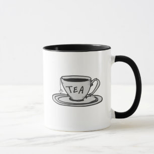 Caneca Mínimo de Desenho do Tea Lover