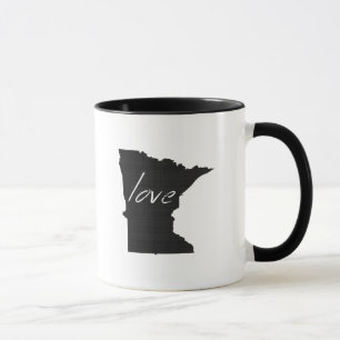 Caneca Minnesota Molhou o Amor Minesotan Preto