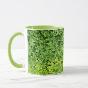 Caneca Minúscula samambaia tropical