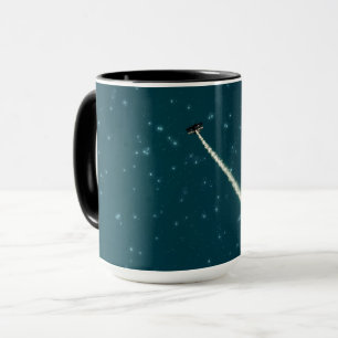 Caneca Mira em direção às estrelas