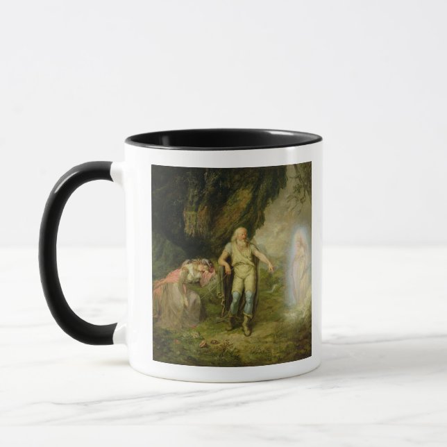 Caneca Miranda, Prospero e Ariel, "da tempestade" perto (Esquerda)