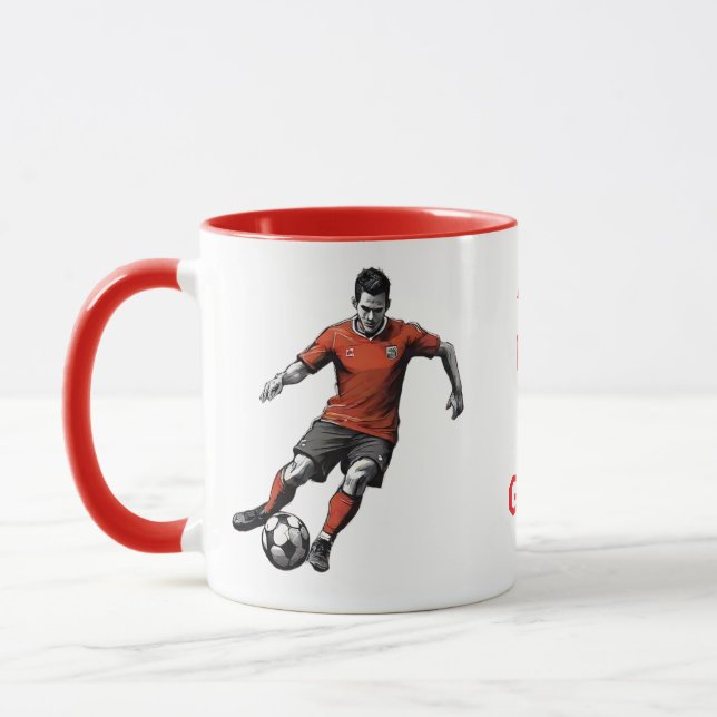 Caneca Mire para um futebol de gol (Esquerda)