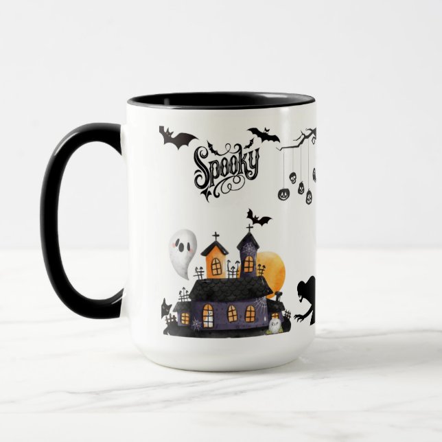 Caneca Mischief ao Luar preto e branco (Esquerda)