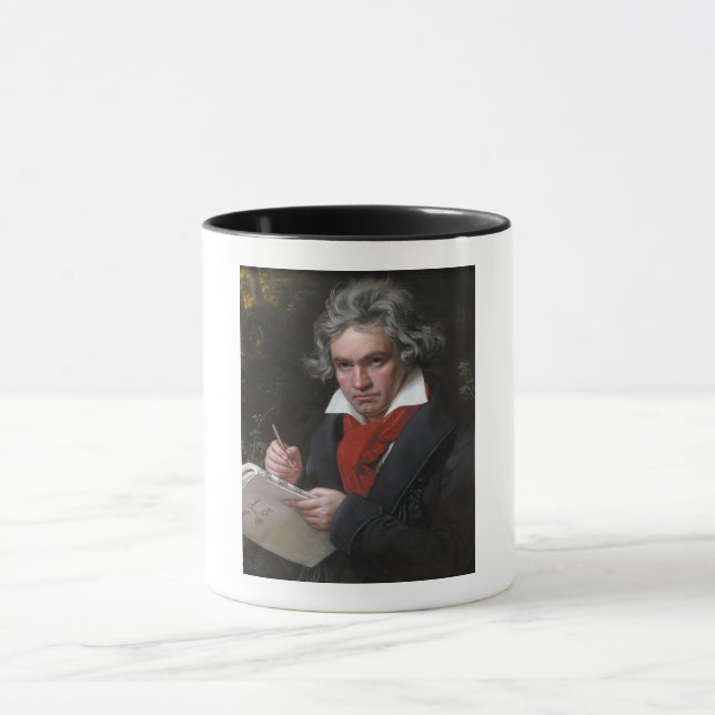Caneca Missa Solemnis: Ludwig Beethoven Música Clássica (Centro)