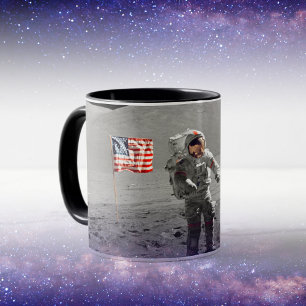 Caneca Missão de pouso lunar da NASA Apollo 17, 1972
