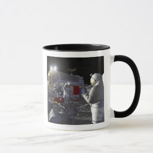 Caneca Missões futuras 11 da exploração do espaço