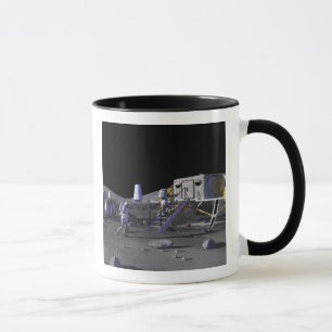 Caneca Missões futuras 13 da exploração do espaço
