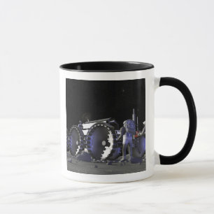 Caneca Missões futuras 9 da exploração do espaço