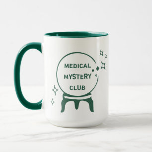 Caneca "Mistério Médico" Citação de Humor de Doença Crôni