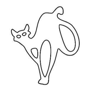 Caneca Mística Cat A Expressão Negrito de Elegância