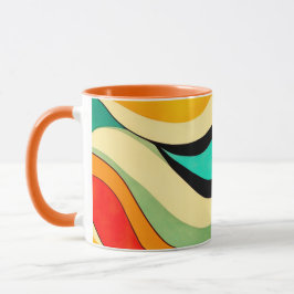 Caneca Mistura de Cores Laranja & Amigos