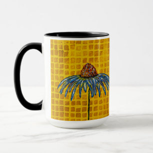 Caneca Mistura de Mug Coneflower e Correspondência