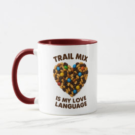 Caneca Mistura de Trilha é Minha Linguagem do Amor Premiu