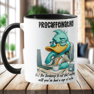 Caneca Mistura perfeita de humor e café para sua mesa