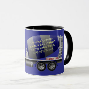 Caneca Misturador de betão de rocha sólida