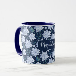 Caneca Mitternachtsblüte -