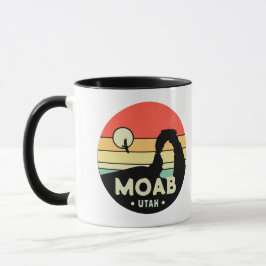 Caneca Moab Utah Vintage Desert Sunset Retro Souvenir 60s
