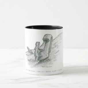 Caneca Moai, Ilha da Páscoa, Chile