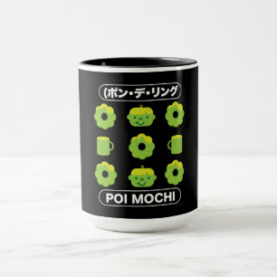 Caneca Mochi Rosquinha Poi Mochi E Café