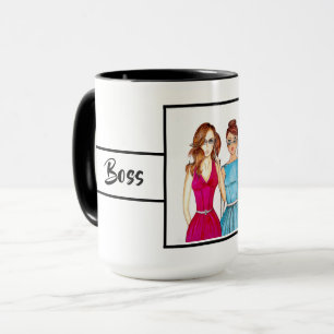 Caneca Moda Dama Chefe Toca Alto 15oz