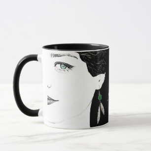 Caneca Moda floral personalizável Lucy